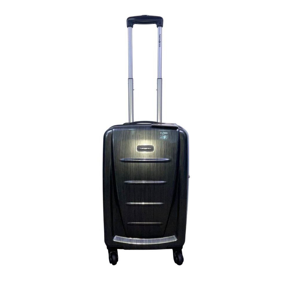 Samsonite Charcoal Hardshell TSA Lock Telescopic Handle Spinner Travel Luggage